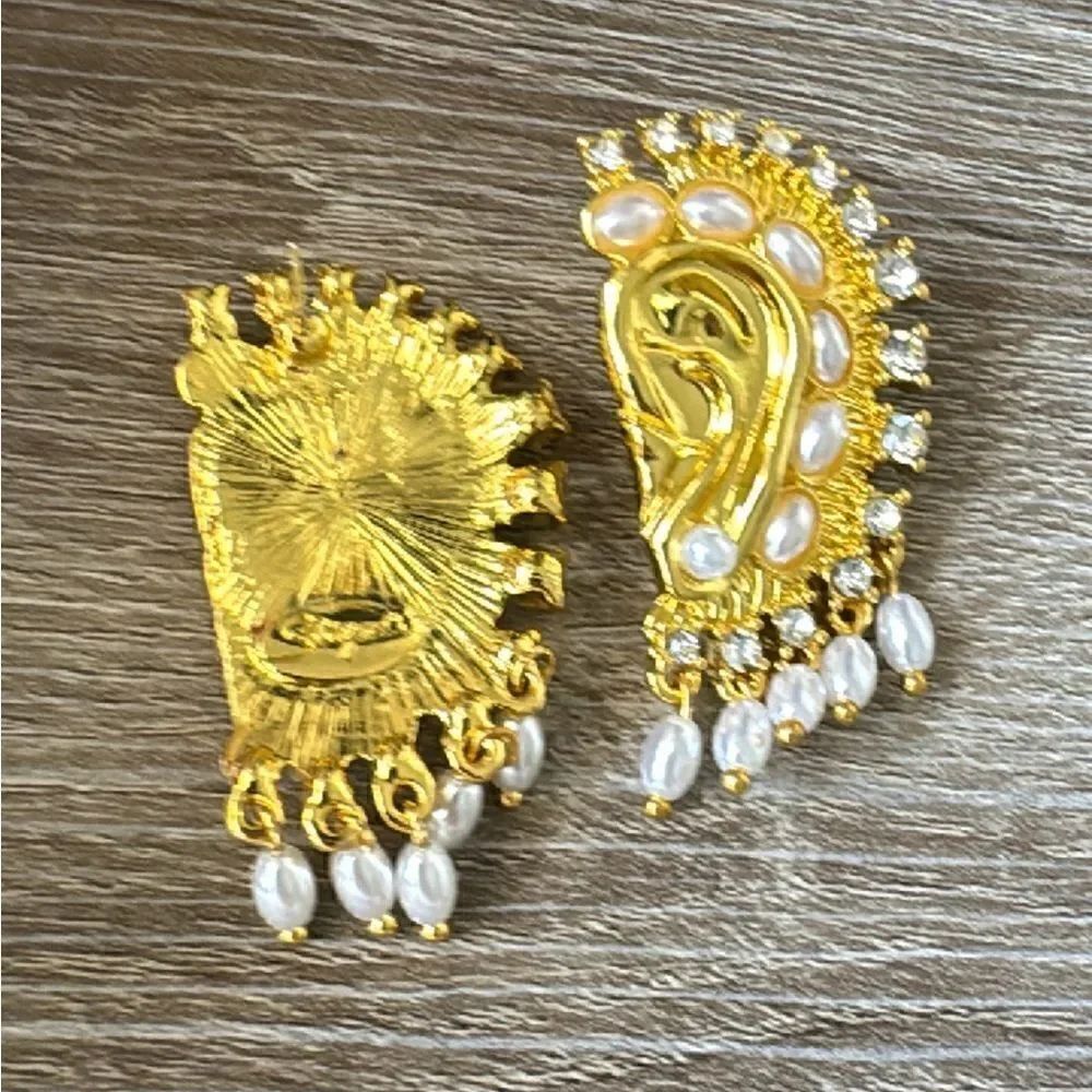 Statement stud earrings A896 - Picture 4 of 5